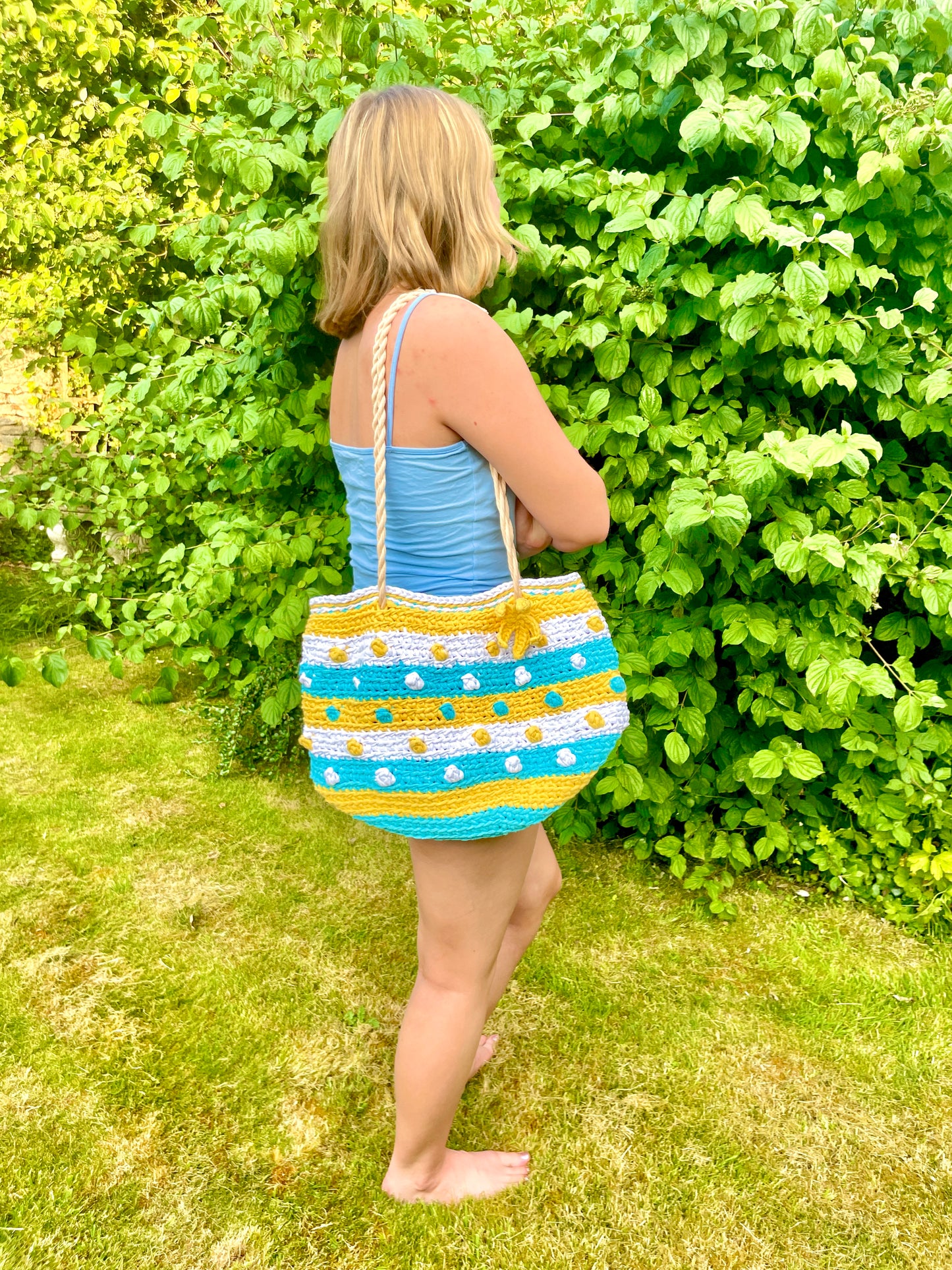 Bobble Beach Bag Crochet Pattern