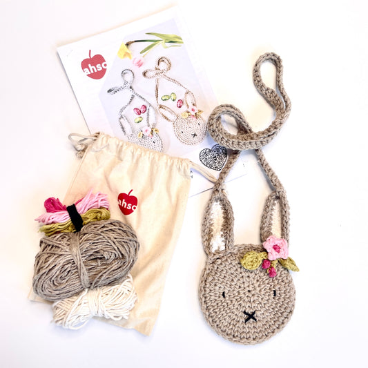 Blossom Bunny Mini Bag Crochet Kit