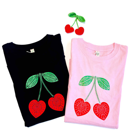 Cherry Crochet Chart T-shirt