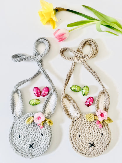 Blossom Bunny Mini Bag Crochet Pattern (PDF Download: GPSR Ready)