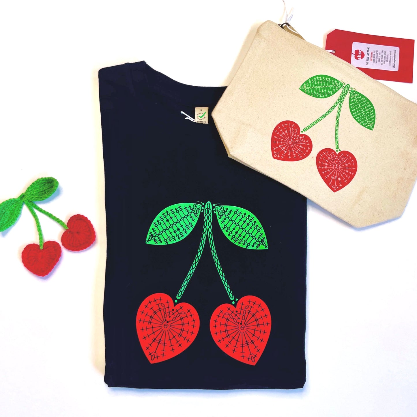 Cherry Crochet Chart T-shirt