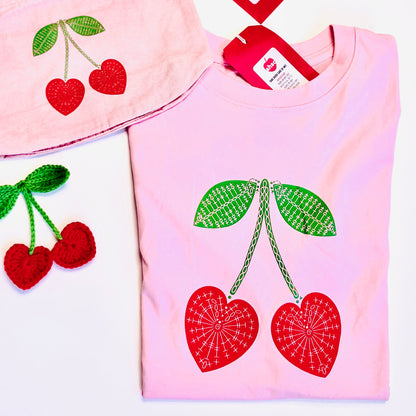 Cherry Crochet Chart T-shirt