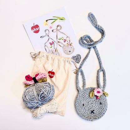 Blossom Bunny Mini Bag Crochet Kit