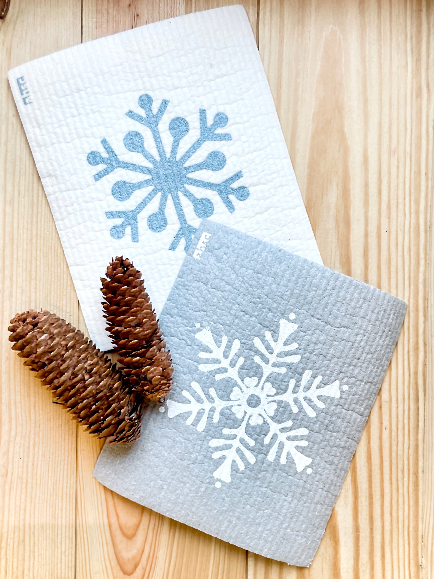 Snowflake Printed Eco Cloth
