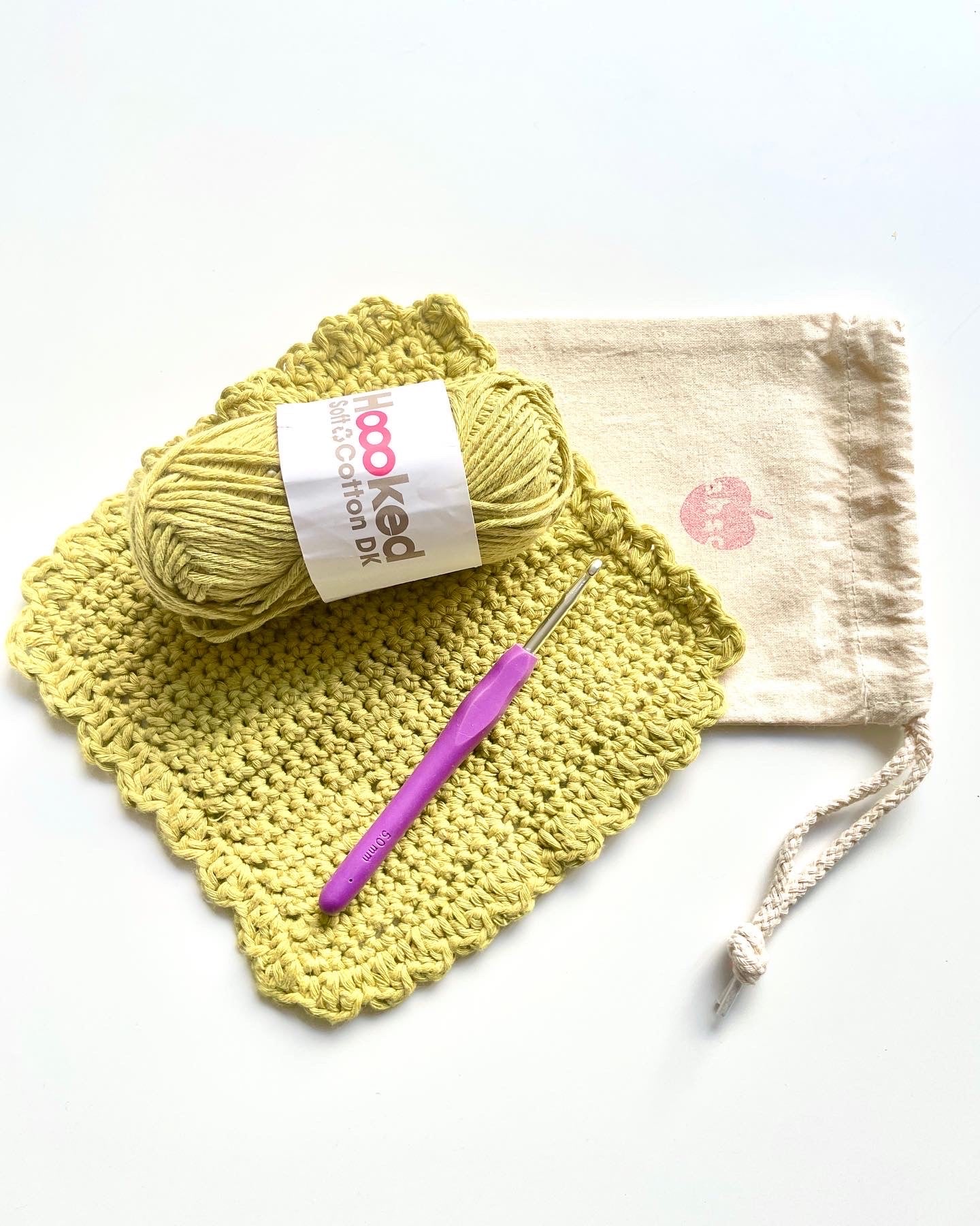 Face & Body Cloth Crochet Kit