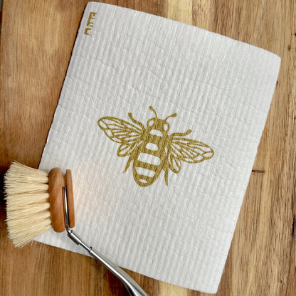Gold Bee Printed Eco Cloth