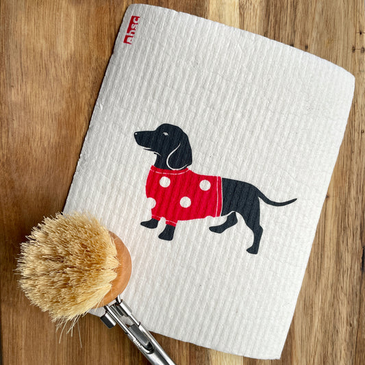 Bea the Dachshund - Dog Printed Eco Cloth