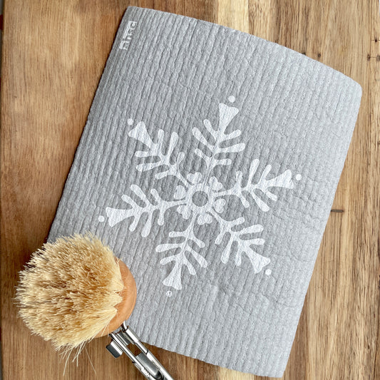 Snowflake Printed Eco Cloth