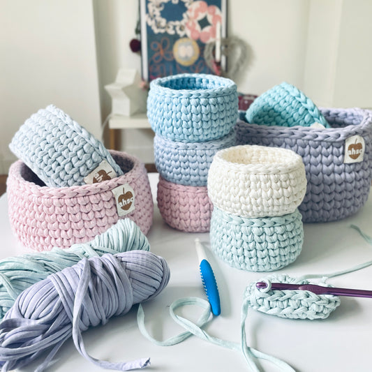 Modern Basket Workshop: Crochet with T-shirt Yarn