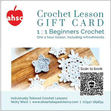 Beginners 1:1 Crochet Lesson Christmas Gift