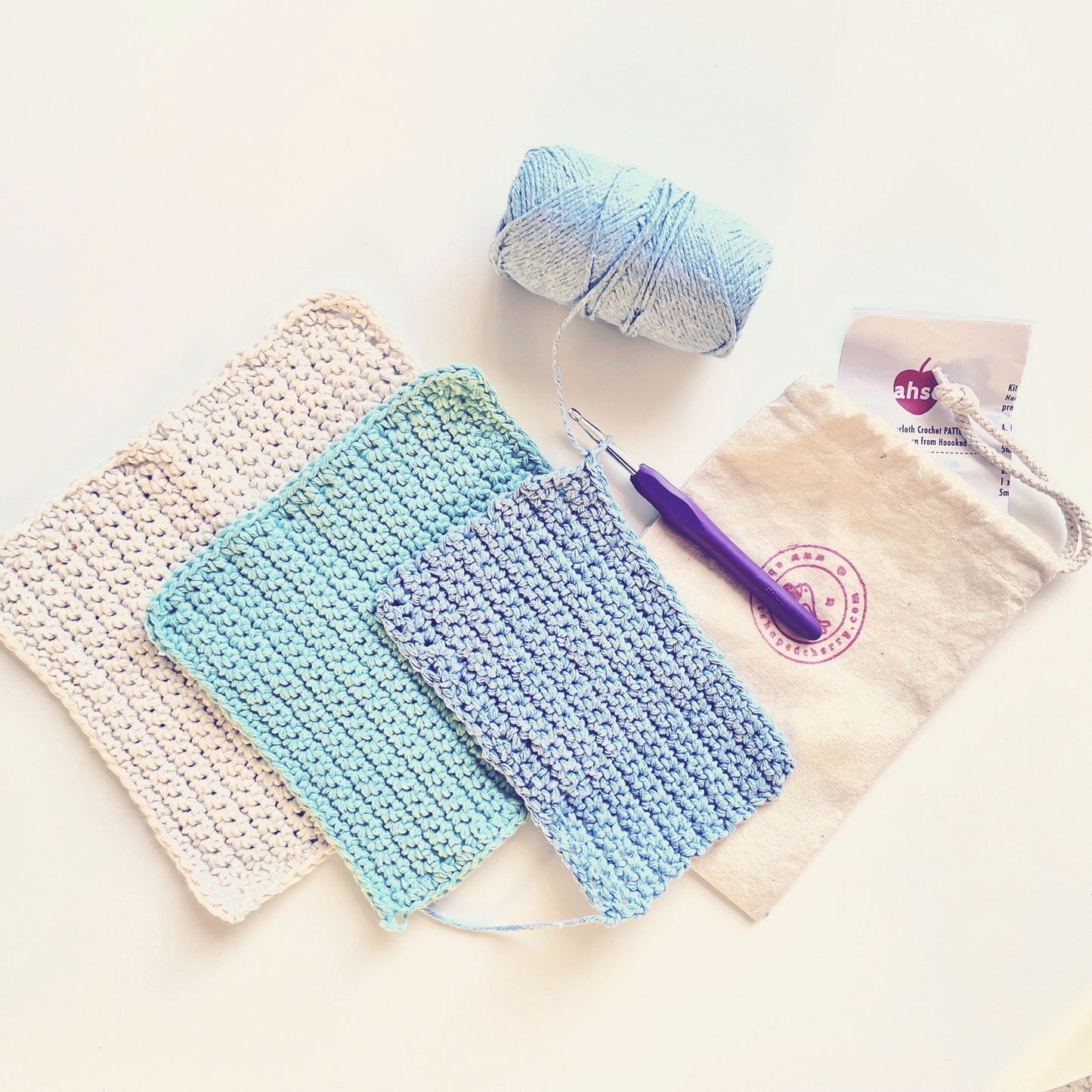 Face & Body Cloth Crochet Kit