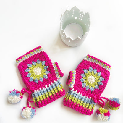 Winter Wishes Scarf & Reversible Mitts Set - Pattern Bundle